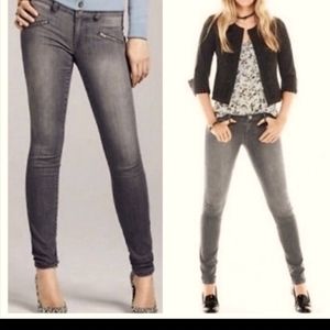 EUC CAbi Zip Skinny Grey 8